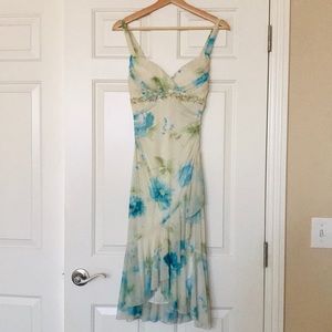 City Triangles Ivory Floral Dress